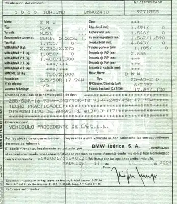 Scrapping Vehicle bmw serie 5 touring (e61) 2.5 cat of the year 2004 powered 256d2