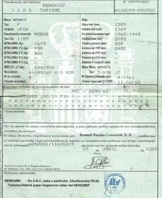 Утилизация автомобиля renault                                            modus / grand modus (f/jp0_)                                                                                                                                                                                                                               1.5 dci (fp0d, jp0d)                                                                                                                                                                                                                                       года 2005 питание k9ka704