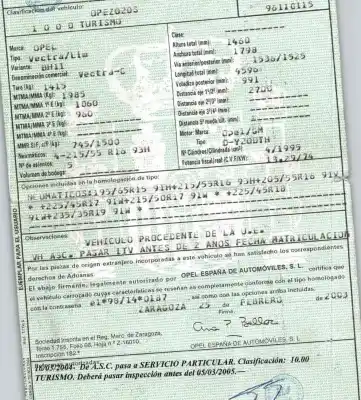 Утилизация автомобиля opel vectra c (z02) 2.0 dti 16v (f69) года 2003 питание y 20 dth