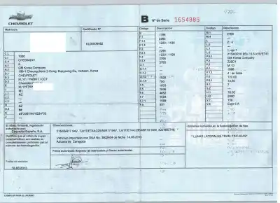 Vehicul casat chevrolet orlando (j309) 2.0 d al anului 2013 alimentat z20d1