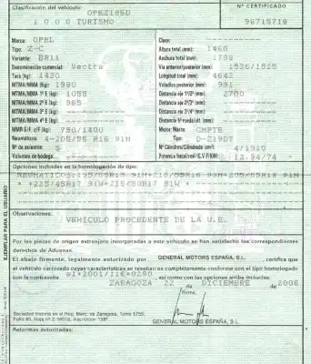 Утилизация автомобиля opel vectra c (z02) 1.9 cdti (f69) года 2007 питание z19dt