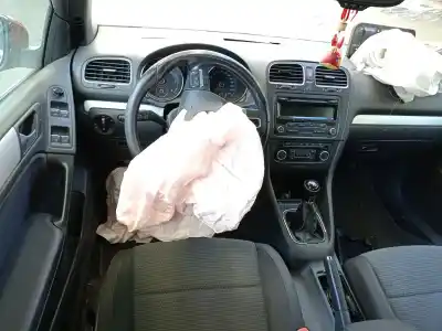 Veicolo di demolizione volkswagen golf vi descapotable (517) 1.6 tdi dell'anno 2012 alimentato cayc