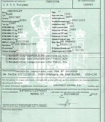 Veículo de Sucata chevrolet aveo 1.2 cat do ano 2011 alimentado b12d1