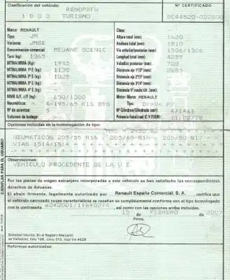 Утилизация автомобиля renault scénic ii (jm0/1_) 1.5 dci (jm1e, jm16) года 2007 питание k9kp732