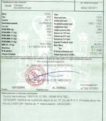 Здавання транспортного засобу opel corsa b (s93) 1.7 d (f08, f68, m68) року 2000 потужний x17d
