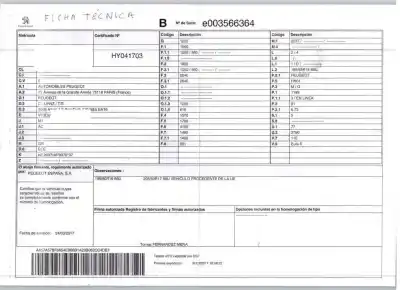 Sloopvoertuig peugeot                                            2008 i (cu_)                                                                                                                                                                                                                                               1.2 thp 110 / puretech 110                                                                                                                                                                                                                                 van het jaar 2017 aangedreven hn01