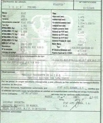 Veicolo di demolizione fiat stilo (192_) 1.9 jtd (192_xe1a) dell'anno 2002 alimentato 192 a1.000