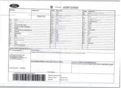 Утилизация автомобиля ford fiesta vii (hj, hf) 1.1 ti-vct года 2018 питание xyjc