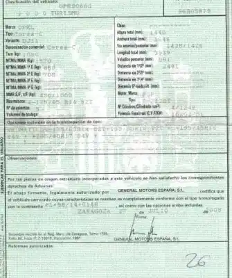 Утилизация автомобиля opel corsa c (x01) 1.3 cdti (f08, f68) года 2005 питание z13dt