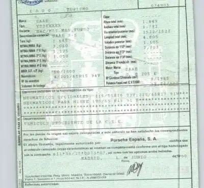 Vehicul casat saab 9-5 (ys3e) 2.0 t al anului 2000 alimentat b205e