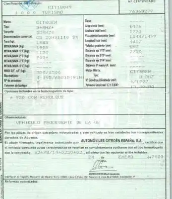 Verschrottungsfahrzeug citroen                                            c5 i (dc_)                                                                                                                                                                                                                                                 2.0 hdi (dcrhzb. dcrhze)                                                                                                                                                                                                                                   des jahres 2003 angetrieben rhz (dw10ated)