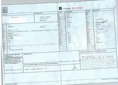 Утилизация автомобиля renault twingo ii (cn0_) 1.5 dci 90 года 2012 питание k9kp820