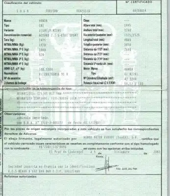 Здавання транспортного засобу honda accord vii (cl, cn) 2.2 i-ctdi (cn1) року 2003 потужний n22a1