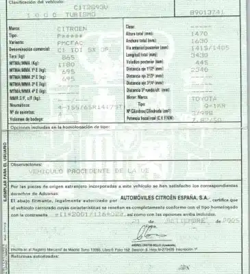 Veicolo di demolizione citroen c1 (pm_, pn_) 1.0 dell'anno 2005 alimentato 1kr