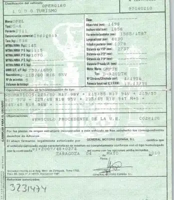 Здавання транспортного засобу opel insignia a (g09) 2.0 cdti (68) року 2010 потужний a20dth