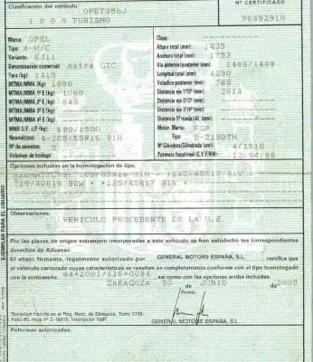 Утилизация автомобиля opel astra h gtc (a04) 1.9 cdti 16v (l08) года 2005 питание z19dth