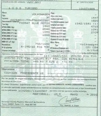 Veículo de Sucata volkswagen passat b6 (3c2) 2.0 bluetdi do ano 2010 alimentado cba