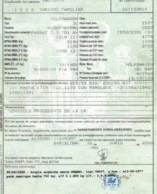 Здавання транспортного засобу volkswagen passat b6 variant (3c5) 2.0 tdi року 2006 потужний bkp