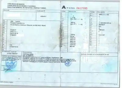 Veicolo di demolizione peugeot 206 fastback (2a/c) 1.4 i dell'anno 2000 alimentato kfx