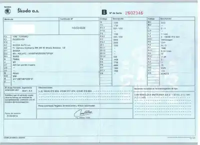 Утилизация автомобиля skoda rapid spaceback (nh1) 1.6 tdi года 2014 питание cay