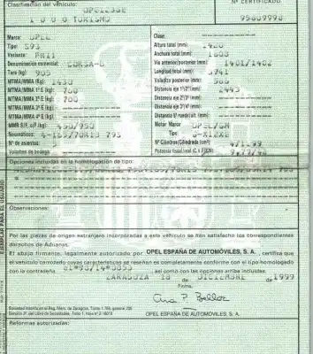 Scrapping Vehicle opel corsa b (s93) 1.2 i 16v (f08, f68, m68) of the year 2000 powered x12xe