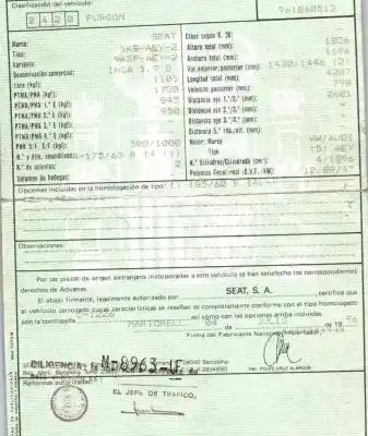 Veicolo di demolizione seat inca (6k9) 1.9 d dell'anno 1997 alimentato aey
