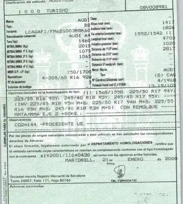 Здавання транспортного засобу audi a4 b8 (8k2) 2.0 tdi року 2008 потужний caga