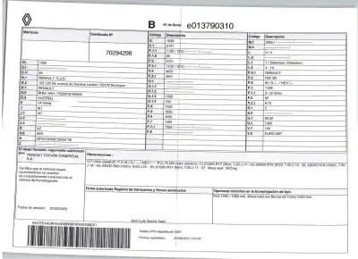 Утилизация автомобиля renault austral tce 130 года 2023 питание h5fb601