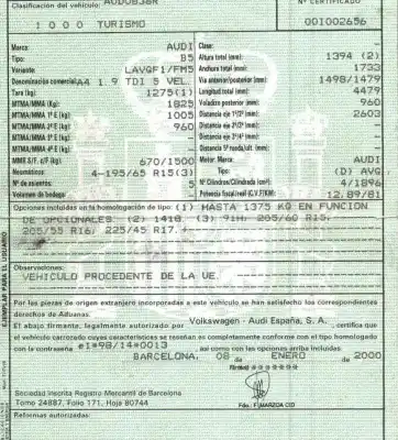 Здавання транспортного засобу audi a4 b5 (8d2) 1.9 tdi року 2000 потужний avg