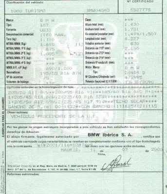 Veículo de Sucata bmw 1 (e87) 118 d do ano 2006 alimentado 204d4