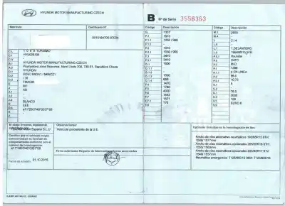 Veículo de Sucata hyundai i30 (gd) 1.4 crdi do ano 2016 alimentado d4fc