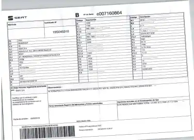 Утилизация автомобиля seat                                               leon (5f1)                                                                                                                                                                                                                                                 1.5 tsi года 2019 питание dada