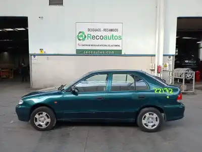 Sloopvoertuig HYUNDAI ACCENT I (X-3) 1.3 I 12V van het jaar 1999 aangedreven G4EH