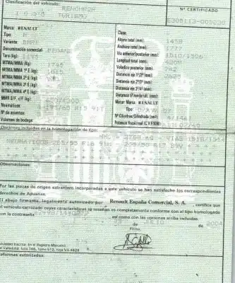 Scrapping Vehicle renault megane ii (bm0/1_, cm0/1_) 1.5 dci (bm0f, bm0t, bm2b, cm0f, cm0t) of the year 2004 powered k9kd722