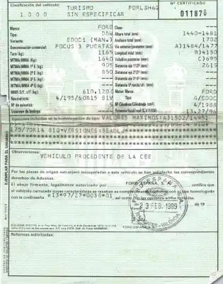 Утилизация автомобиля ford focus i (daw, dbw) 2.0 16v года 1999 питание eddc