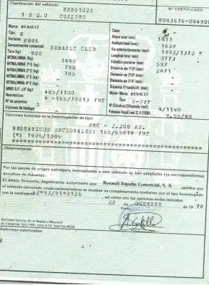 Veículo de Sucata renault clio ii (bb_, cb_) 1.2 (bb0a, bb0f, bb10, bb1k, bb28, bb2d, bb2h, cb0a,... do ano 1998 alimentado d7fd720