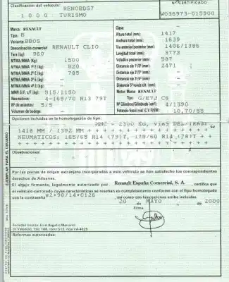 Здавання транспортного засобу renault clio ii (bb_, cb_) 1.4 (b/cb0c, b/cb0s) року 2000 потужний e7jc634