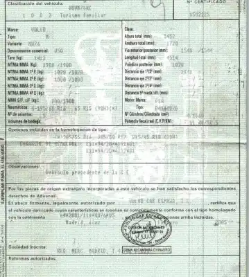 Sloopvoertuig volvo v50 (545) 1.6 d van het jaar 2005 aangedreven d4164t