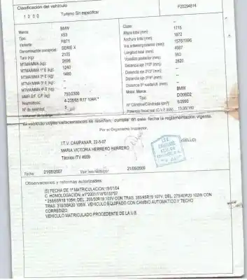 Veículo de Sucata bmw x5 (e53) 3.0 d do ano 2004 alimentado 306d2