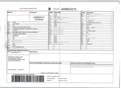 Утилизация автомобиля toyota yaris (_p13_) 1.5 hybrid (nhp130_) года 2018 питание 1nz