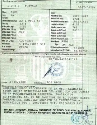 Утилизация автомобиля audi a3 (8l1) 1.9 tdi года 2002 питание alh