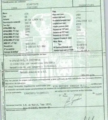 Scrapping Vehicle kia cee'd fastback (ed) 1.6 crdi 115 of the year 2009 powered d4fbu