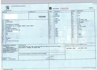 Veículo de Sucata peugeot bipper (aa_) 1.3 hdi 75 do ano 2014 alimentado 199a9000