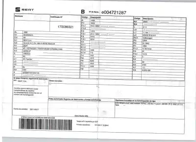 Утилизация автомобиля seat leon st (5f8) 1.4 tgi года 2017 питание cpwa