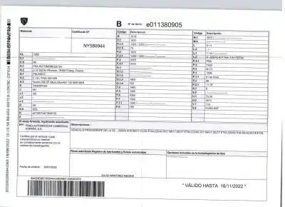 Утилизация автомобиля peugeot 308 iii (fb_, fh_, fp_, f3_) bluehdi 130 (fbyhzl, fbyhzt) года 2022 питание yh01