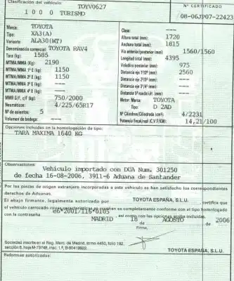 Здавання транспортного засобу toyota rav 4 iii (_a3_) 2.2 d 4wd (ala30_) року 2006 потужний 2ad