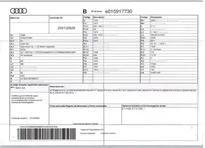 Veicolo di demolizione audi a3 sportback (8ya) 35 tfsi dell'anno 2024 alimentato dfya