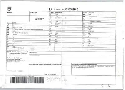 Утилизация автомобиля dacia duster (hm_) 1.6 sce 115 (hmm1) года 2019 питание h4md740