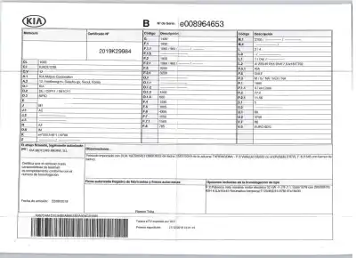 Scrapping Vehicle kia niro (de) 1.6 gdi hybrid of the year 2019 powered g4le