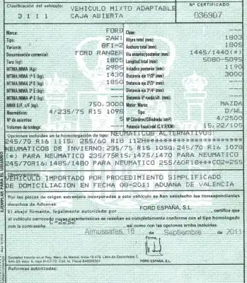 Здавання транспортного засобу ford ranger (es) 2.5 tdci cat року 2011 потужний wl Здавання транспортного засобу ford ranger (es) 2.5 tdci cat року 2011 потужний wl